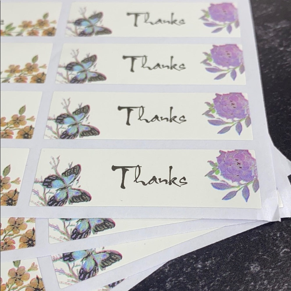 75 Thanks Stickers PRICE IS FIRM - Picture 7 of 8